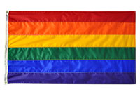 Rainbow Outdoor Nylon Flags