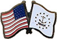 Rhode Island/United States of America (USA) Friendship Pin