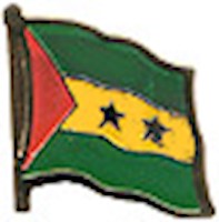 Sao Tome & Principe Lapel Pin