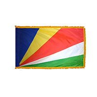 Seychelles Indoor Nylon Flag with Fringe