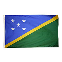 Solomon Islands Courtesy Nylon Boat Flag