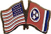 Tennessee/United States of America (USA) Friendship Pin