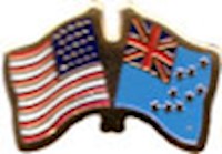 Tuvalu/United States of America (USA) Friendship Pin