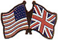 United Kingdom/United States of America (USA) Friendship Pin