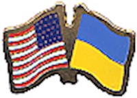 Ukraine/United States of America (USA) Friendship Pin