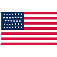 United States (U.S.) Historic Outdoor Nylon Flags