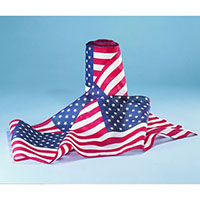 12 Inch (in) Height x 25 Feet (ft) Length, Poly-Cotton, United States of America (USA) Bunting Flag