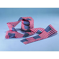 4 Inch (in) Height x 21 Feet (ft) Length, Cotton, United States of America (USA) Bunting Flag