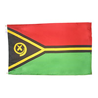Vanuatu Nylon Flag