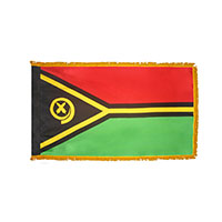 Vanuatu Indoor Nylon Flag with Fringe