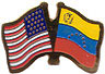 Venezuela/United States of America (USA) Friendship Pin