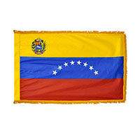 Venezuela Indoor Nylon Flag with Fringe