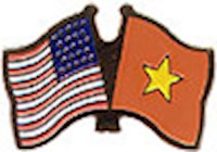 Vietnam/United States of America (USA) Friendship Pin