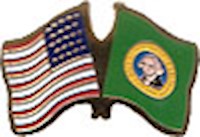 Washington/United States of America (USA) Friendship Pin