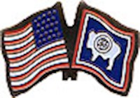 Wyoming/United States of America (USA) Friendship Pin