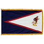 American Samoa State Indoor Nylon Flag with fringe