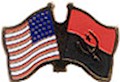 Angola/United States of America (USA) Friendship Pin
