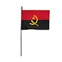 4 Inch (in) Height x 6 Inch (in) Length Angola Nylon Desktop Flag