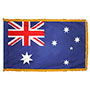 Australia Indoor Nylon Flag with Fringe
