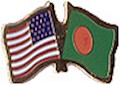 Bangladesh/United States of America (USA) Friendship Pin