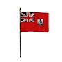 4 Inch (in) Height x 6 Inch (in) Length Bermuda Nylon Desktop Flag