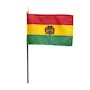4 Inch (in) Height x 6 Inch (in) Length Bolivia Nylon Desktop Flag