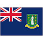 British Virgin Islands (BVI) Blue Nylon Boat Flag