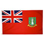British Virgin Islands (BVI) Red Ensign Courtesy Nylon Boat Flag