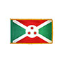 Burundi Indoor Nylon Flag with Fringe