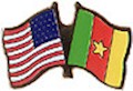 Cameroon/United States of America (USA) Friendship Pin