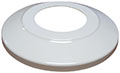 Standard Profile Aluminum Flash Collars with 0.060 Inch (in) Wall Thickness - White