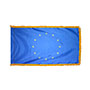 European Union Indoor Nylon Flag with Fringe