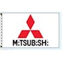 Mitsubishi Authorized Automobile Dealer Nylon Flag