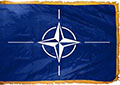 NATO Indoor Nylon Flag with Fringe