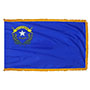 Nevada State Indoor Nylon Flag with fringe