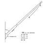 Fiberglass Outrigger Architectural Duty Flagpoles