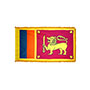 Sri Lanka Indoor Nylon Flag with Fringe