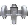 HDT-2 Series Threaded Revolving Double Pulley Truck for External Halyard Poles