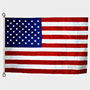 8 Feet (ft) Height x 12 Feet (ft) Length United States (U.S.) Outdoor Nylon Flag