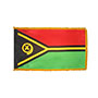Vanuatu Indoor Nylon Flag with Fringe