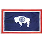 Wyoming State Nylon Flag