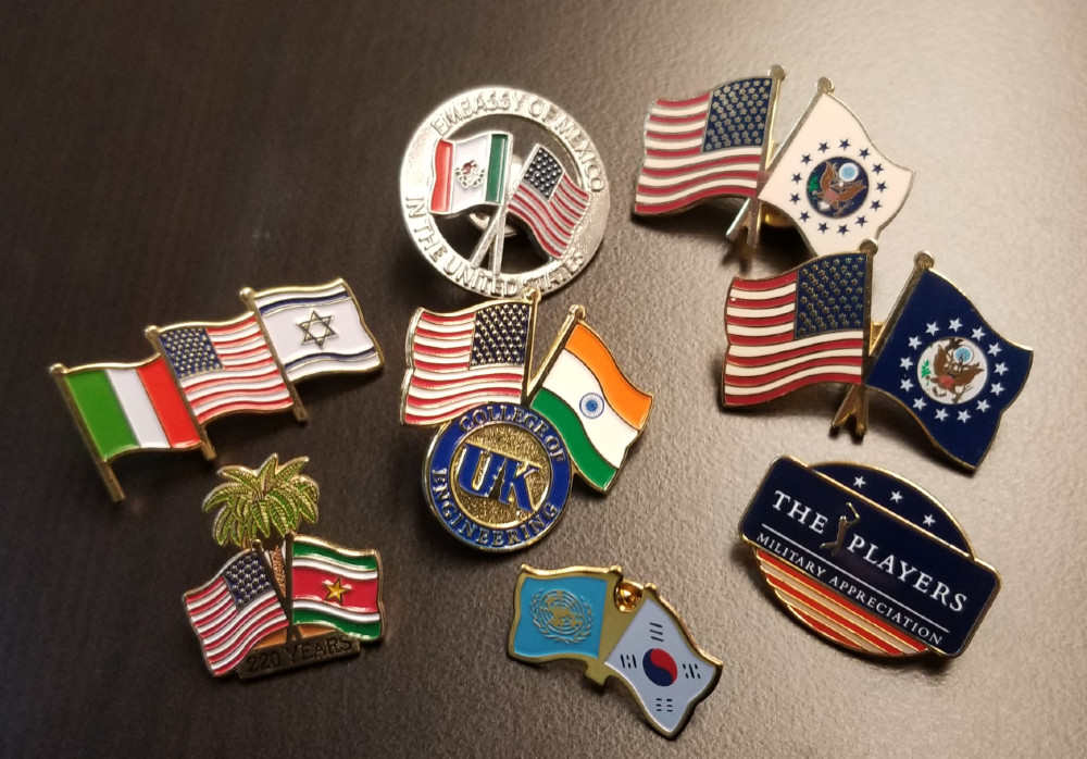 Custom Lapel Pins On Embassy Flag, Inc.