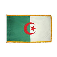 Algeria Indoor Nylon Flag with Fringe