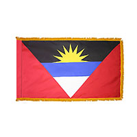 Antigua/Barbuda Indoor Nylon Flag with Fringe