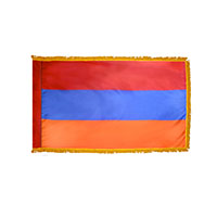 Armenia Indoor Nylon Flag with Fringe