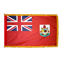 Bermuda Indoor Nylon Flag with Fringe