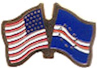 Cape Verde/United States of America (USA) Friendship Pin