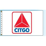 2.5 Feet (ft) Height x 3.5 Feet (ft) Length Citgo Oil Dealer/Service Station Nylon Flag