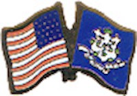 Connecticut/United States of America (USA) Friendship Pin