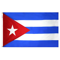 Cuba Nylon Flag